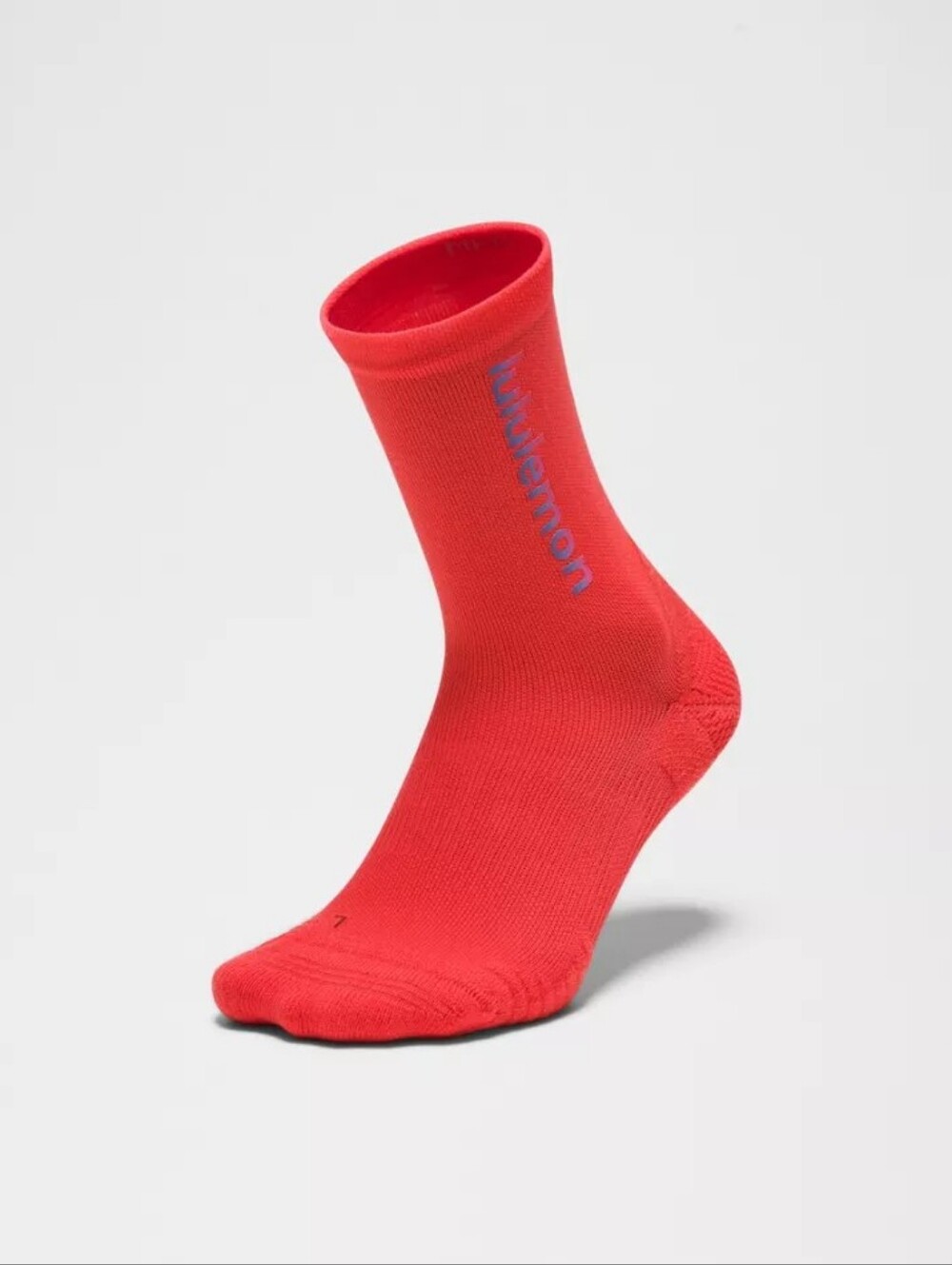 NWT lululemon Power Stride Cushion Crew Socks Wordmark Unisex Size XL (SBTZ)